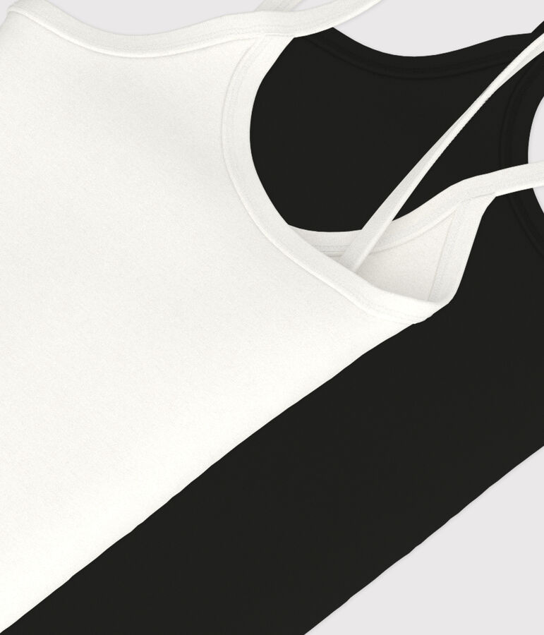 Set van 2 Damesoverhemden met schouderbandjes variante 1