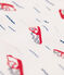 T-shirt met print en korte mouwen voor jongens wit MARSHMALLOW/wit MULTICO