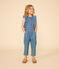 Playsuit voor meisjes blauw DENIM CLAIR
