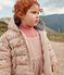 Donsjasje met print en capuchon voor baby's wit AVALANCHE/ MULTICO
