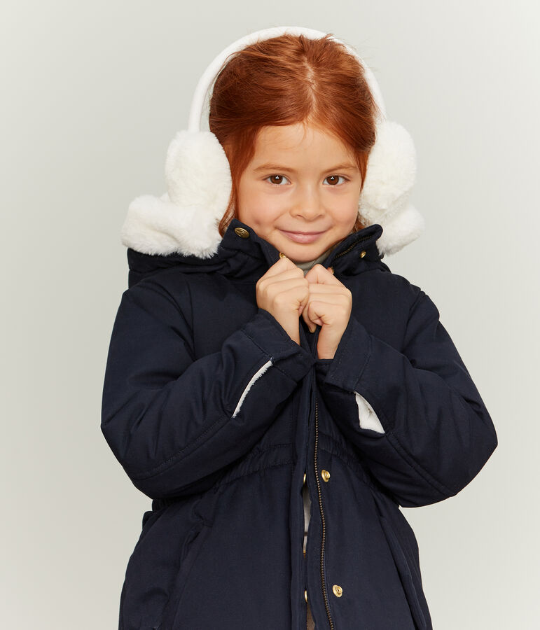 Cache-oreilles enfant fille blanc