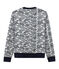 Sweat shirt Jean Jullien blanc MARSHMALLOW/ DASH CN