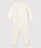 Dors-bien étoilé blanc bébé en velours de coton biologique blanc MARSHMALLOW/blanc MULTICO