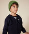 Sweatshirt zippé à capuche enfant garçon bleu SMOKING