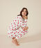 Pyjama cœur en coton femme blanc MARSHMALLOW/rouge TERKUIT