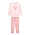Meisjespyjama roze VIENNE/wit MULTICO