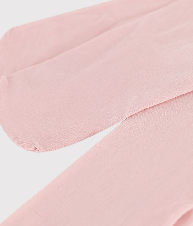 Broekkousen van microvezel voor meisjes roze