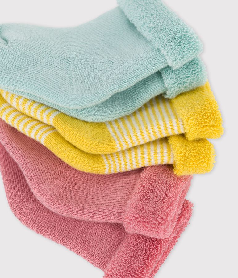 Set van 3 paar babysokken multicouleur