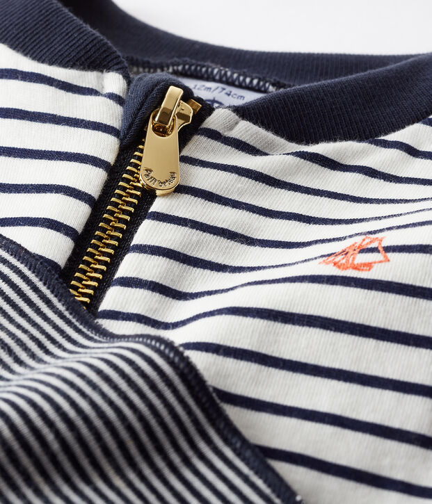 Lang pakje met rits voor babyjongen multicouleur