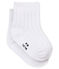Chaussettes en côtes bébé mixtes blanc ECUME