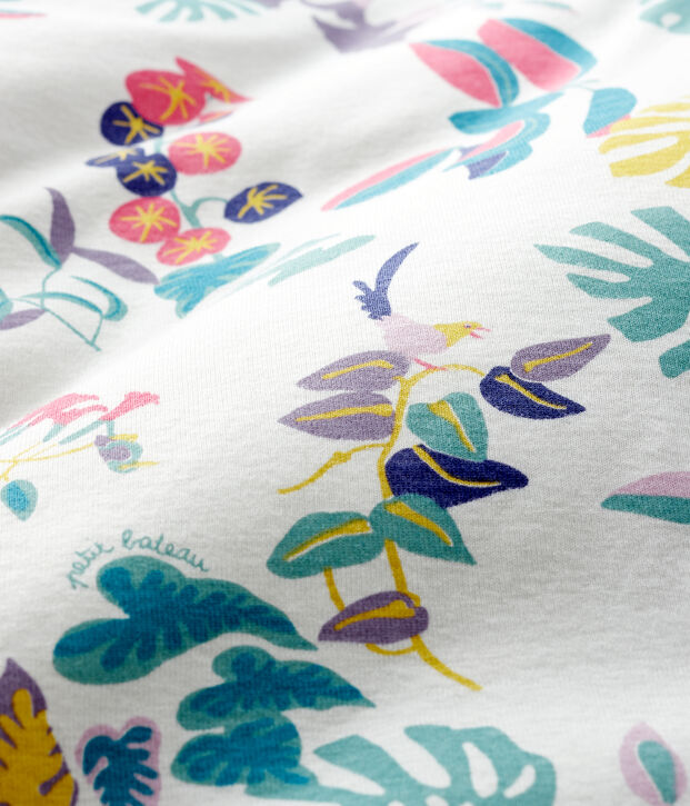Meeneembare trappelzak voor baby wit/multicouleur