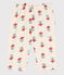 Pantalon bébé en gaze de coton imprimée blanc AVALANCHE/ MULTICO