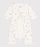 Katoenen bodyjama met print wit MARSHMALLOW/wit MULTICO