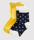 Lot de 2 paires de chaussettes enfant fille
