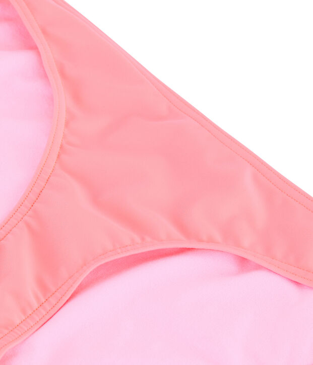 Bas de maillot de bain &eacute;coresponsable femme rose