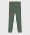 Legging van jersey en elastaan voor meisjes groen CROCO