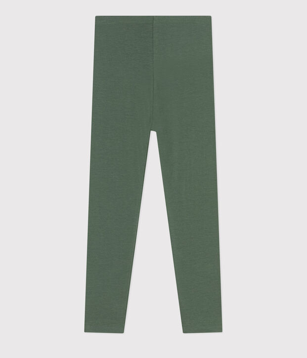 Legging van jersey en elastaan voor meisjes groen