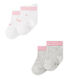 Lot de 2 paires de chaussettes bébé mixtes