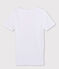T-shirt met korte mouwen en V-kraag Heren. wit ECUME