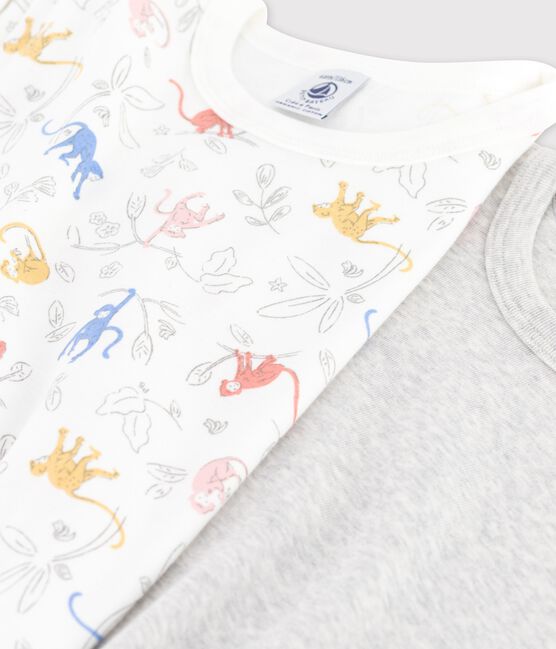 Set met 2 T-shirts met korte mouwen voor jongens in biokatoen variante 1