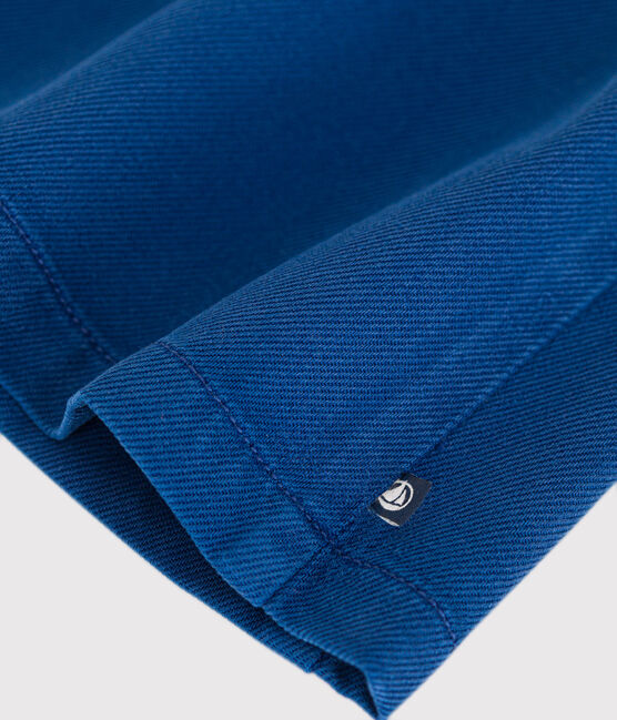 Mouwloos babyjurkje van katoen/lyocell blauw INCOGNITO
