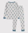Pyjama ajusté chien en coton gris POUSSIERE/ ROVER