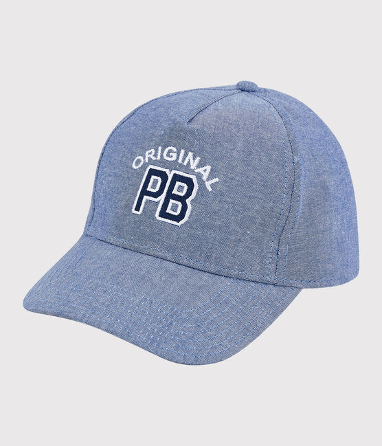 Casquette en chambray enfant garçon bleu DENIM TRES CLAIR NÂ°5