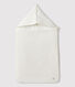 Nid d'ange blanc bébé en tubique en coton biologique