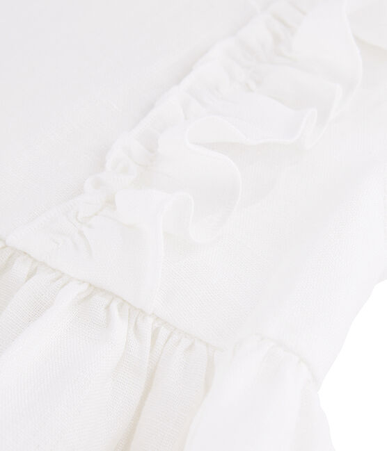 Robe de cérémonie enfant fille blanc MARSHMALLOW