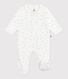 Katoenen babypyjama met kraagje en sterrenprint