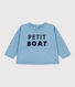 Sweatshirt in molton voor baby's