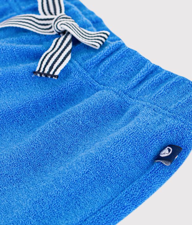 Short b&eacute;b&eacute; en &eacute;ponge uni bleu