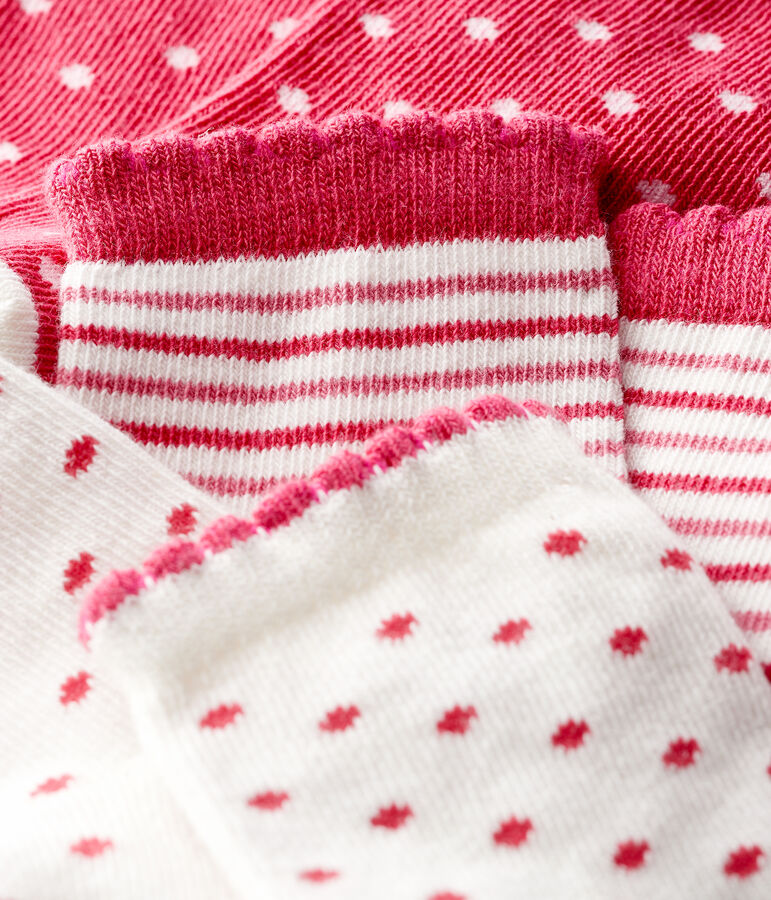 Lot de 3 paires de chaussettes b&eacute;b&eacute; multicouleur