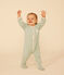 Pyjama bébé en coton vert HERBIER