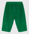 Pantalon bébé en velours grosses côtes MATCHA