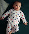 Driedelig katoenen babysetje wit MARSHMALLOW/wit MULTICO