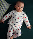 Driedelig katoenen babysetje