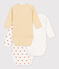Lot de 3 bodies manches longues bébé en coton variante 2