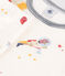 Katoenen kinderpyjama met ruimteprint wit MARSHMALLOW/wit MULTICO