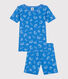 Pyjama short très ajusté enfant en coton imprimé vans