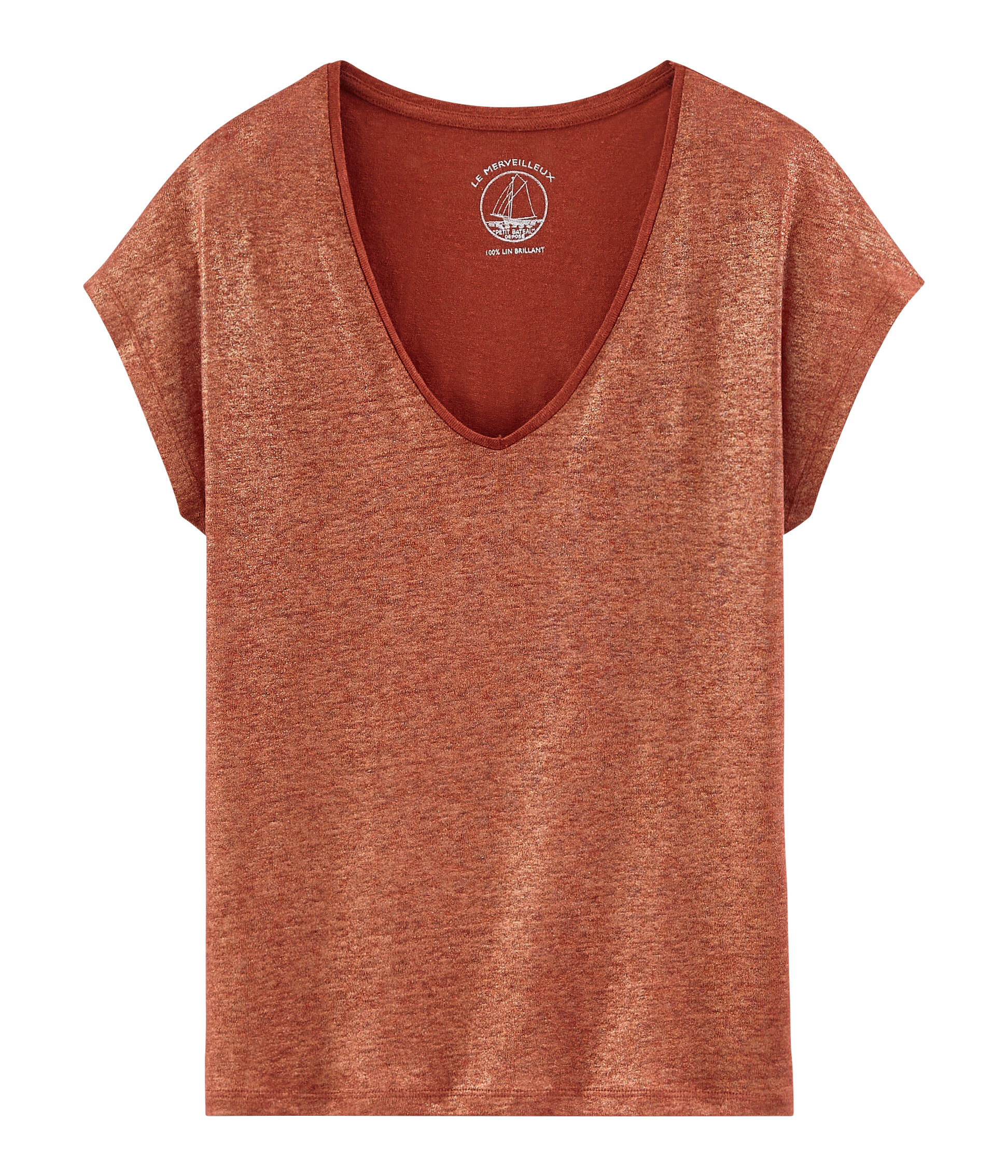 tee shirt femme uni manches courtes