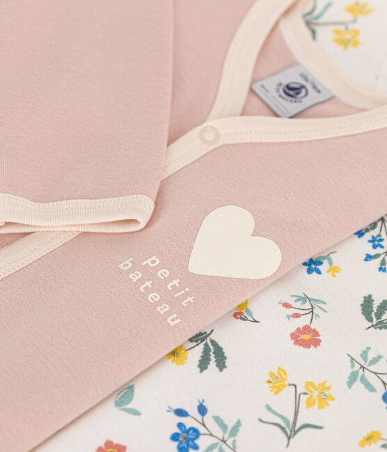 Setje met 2 katoenen babypyjama's variante 1
