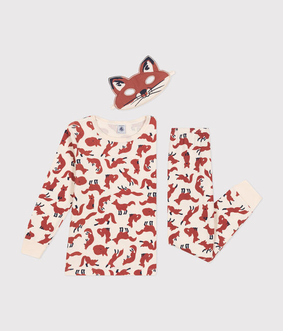 Pyjama déguisement renard en coton enfant blanc AVALANCHE/ MULTICO