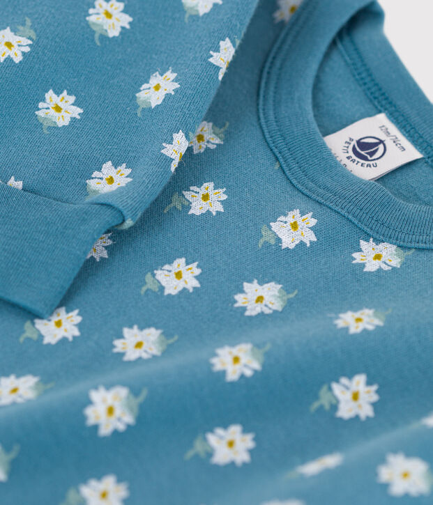 Sweatshirt van dikke jerseystof voor baby's blauw/multicouleur