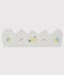 Kroon van ribstof voor meisjes wit MARSHMALLOW