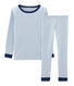 Pyjama petit garçon coupe très ajustée en côte