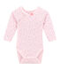 Eerste body met lange mouwen en print voor meisjes