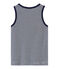 Tanktop voor jongens blauw SMOKING/wit MARSHMALLOW