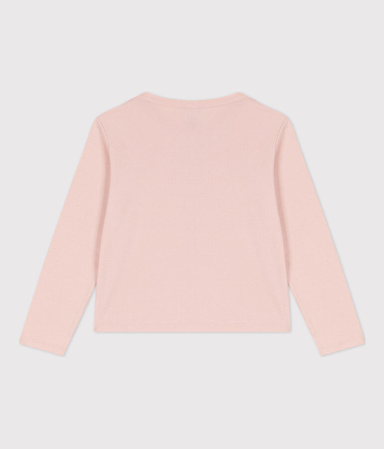 Vest voor meisjes in katoen roze