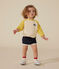 Short in bouclé badstof voor baby's blauw SMOKING